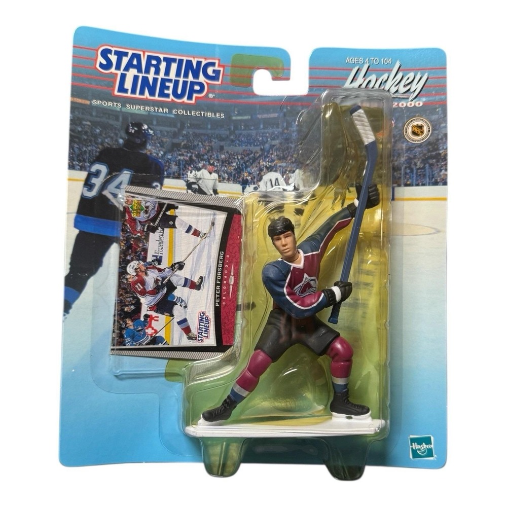 Peter Forsberg Starting Lineup 1999-2000 Edition Figure Colorado Avalanche